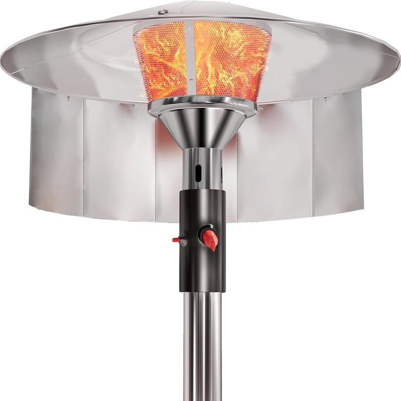 Mcvomv 5 Pcs Patio Heater Reflector Shield Outdoor Patio Heater Shield Reflector for Extra Heat Reflecting Saving Gas - Image 1